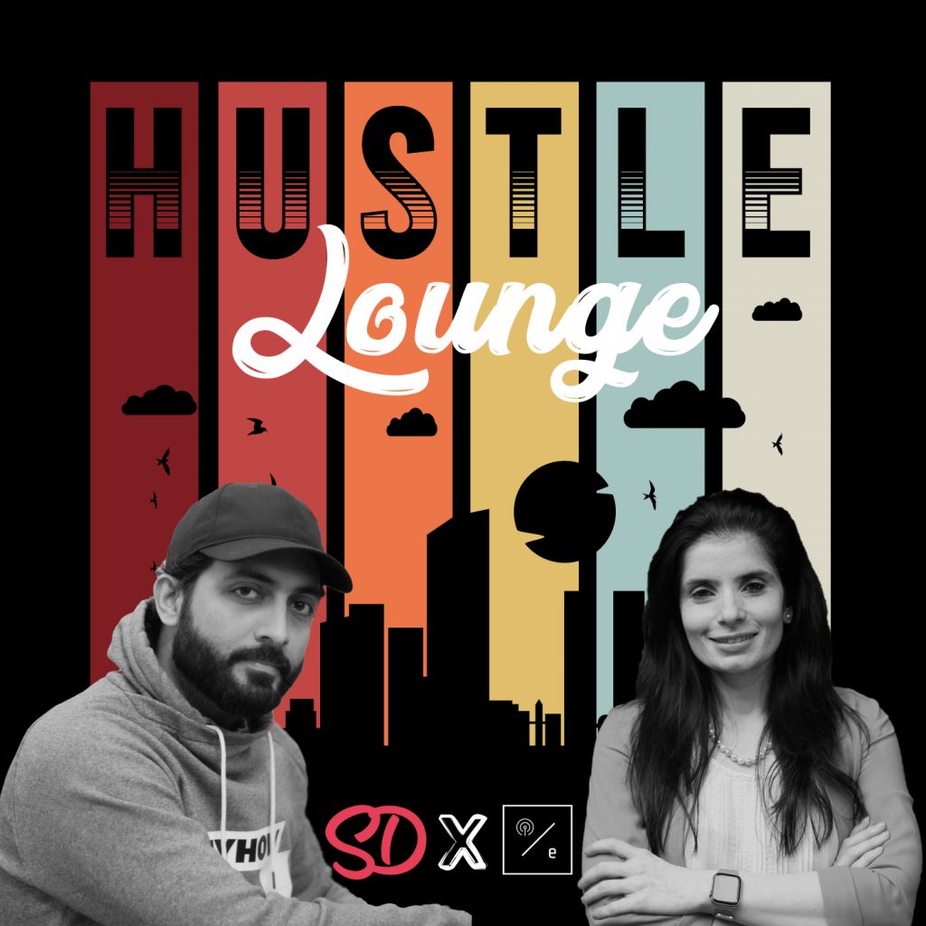 hustle lounge logo